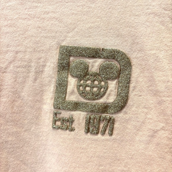 Disney Parks Spirit Jersey Walt Disney World Rose Gold metallic SZ XS NWOT - Picture 11 of 14